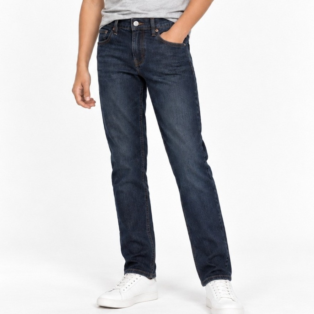 Levi's Boys 511 Slim Jeans Dark Wash Blue Size 27x27 Youth Denim
